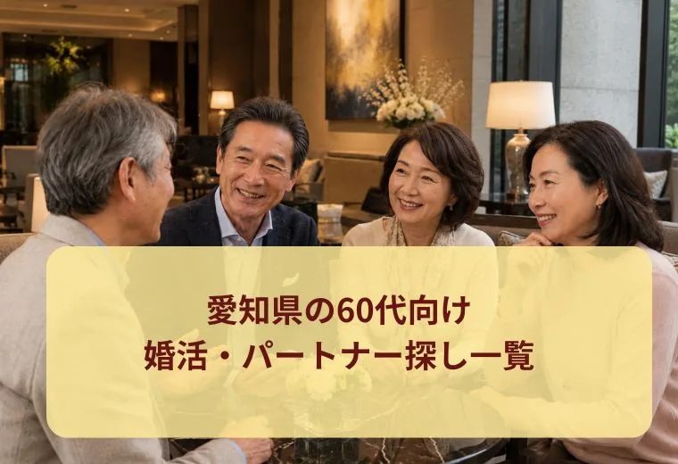 愛知県の60代向け婚活・パートナー探し一覧
