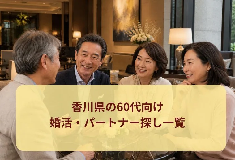 香川県の60代向け婚活・パートナー探し一覧