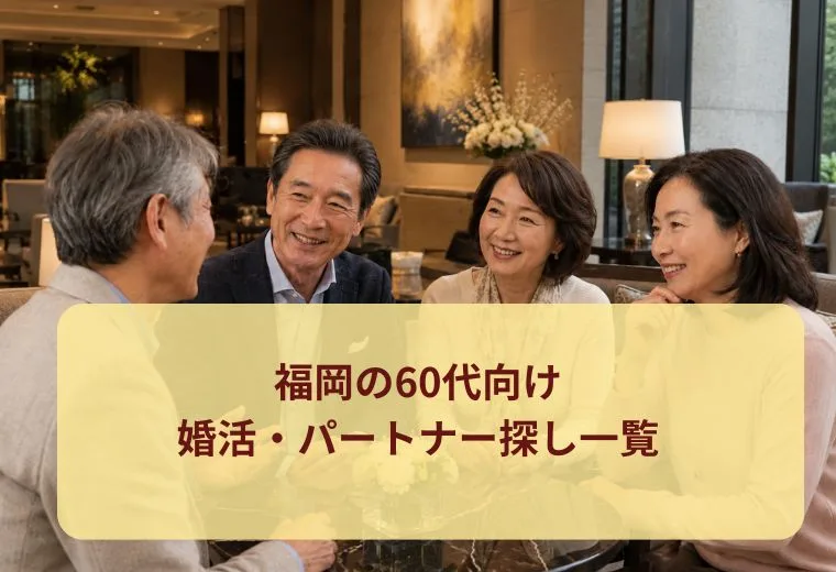 福岡の60代向け婚活・パートナー探し一覧