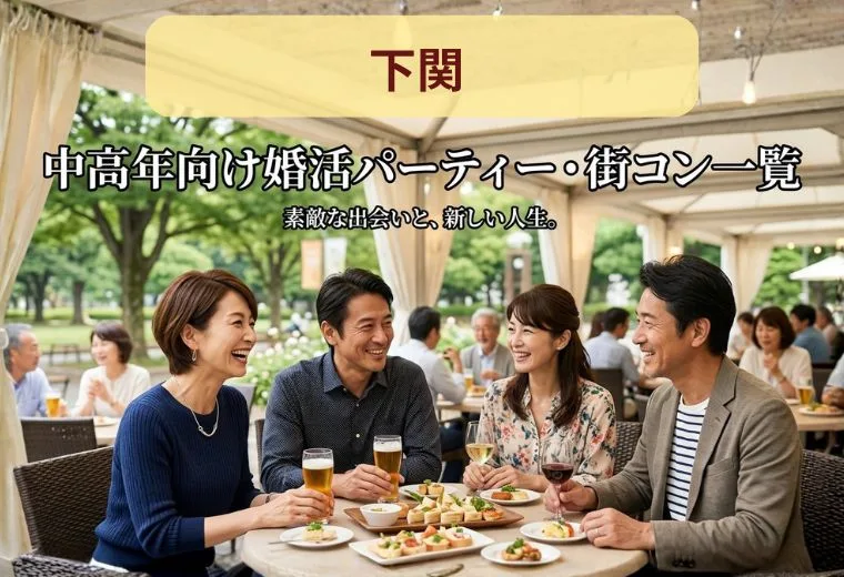 下関の中高年向け婚活パーティー・街コン一覧