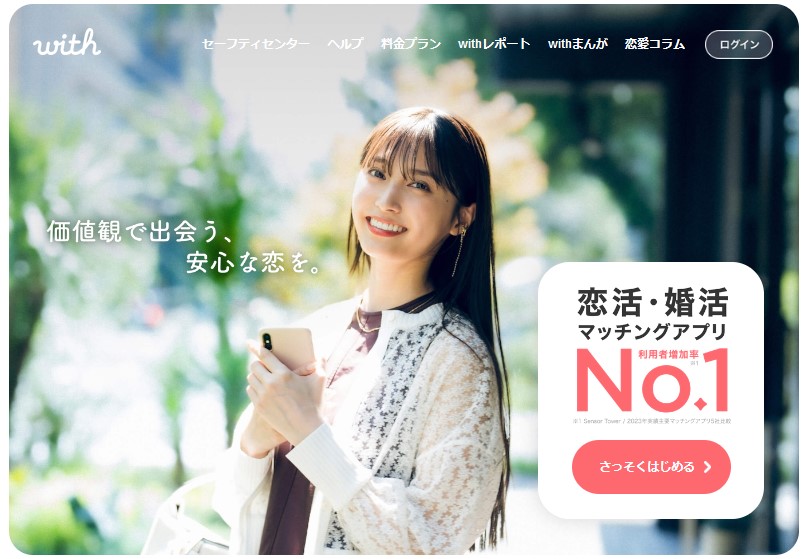 with – 心理テストによる価値観マッチング