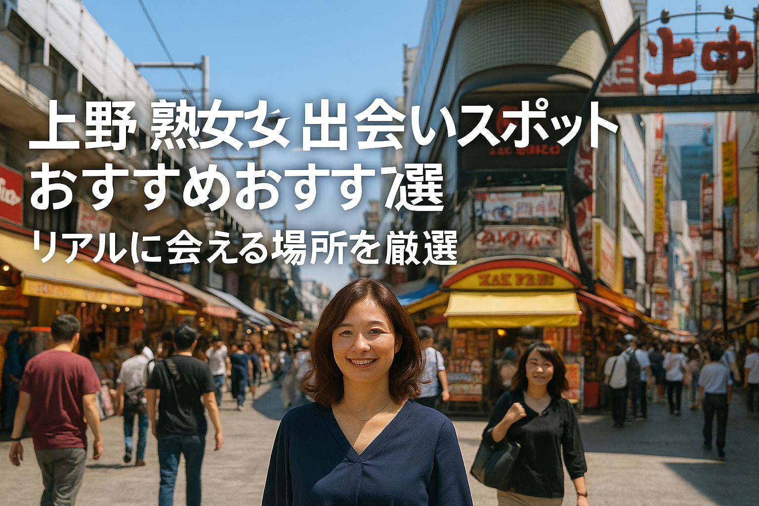 上野で人妻熟女と本当に出会える？リアルな体験談とおすすめ出会いスポットを紹介