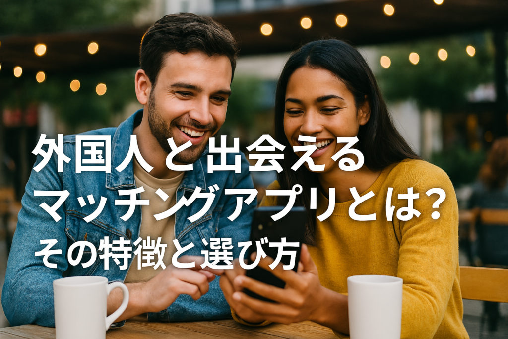 外国人と出会えるマッチングアプリとは？その特徴と選び方