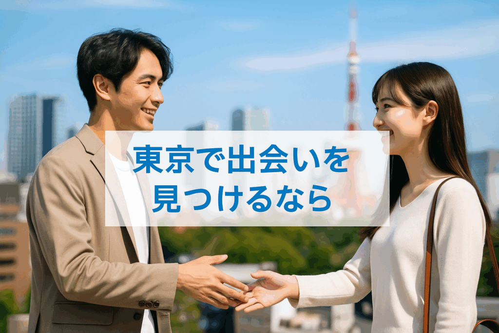 東京で出会いを見つける方法は？｜まずは会いたい目的を明確にしよう