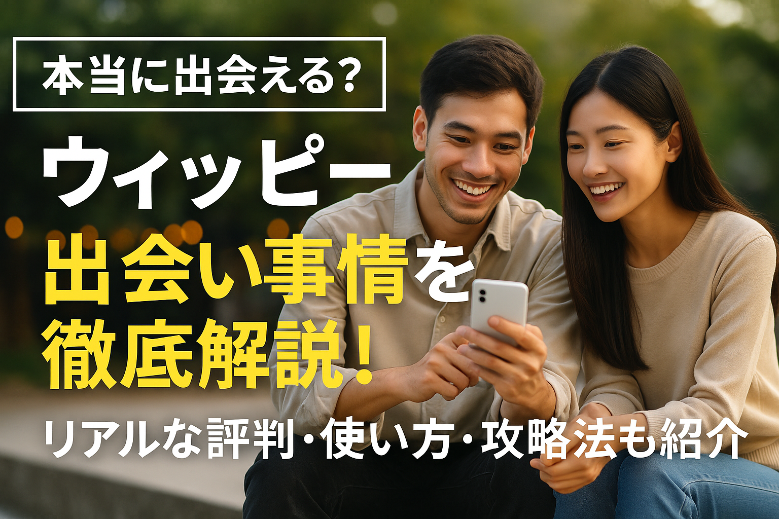 【本当に出会える？】ウィッピーの出会い事情を徹底解説！リアルな評判・使い方・攻略法も紹介
