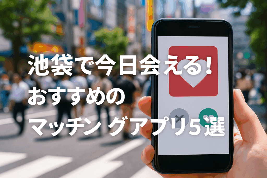 池袋で今日会える！おすすめのマッチングアプリ5選