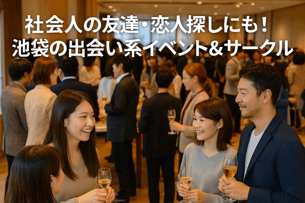 社会人の友達・恋人探しにも！池袋の出会い系イベント＆サークル